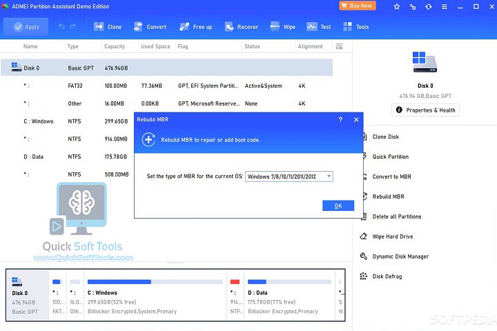 AOMEI Partition v10.9.2 [Latest Software] Full Version
