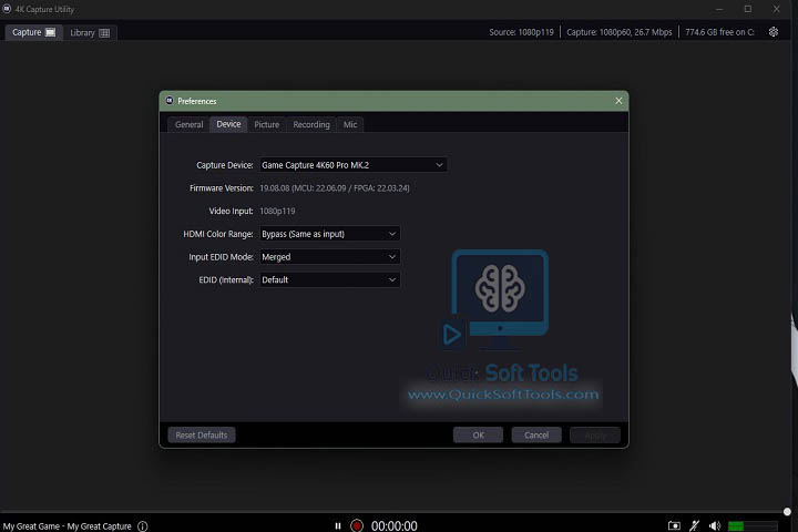 Elgato 4K Capture v1.7.16 [Latest Software] Download Free