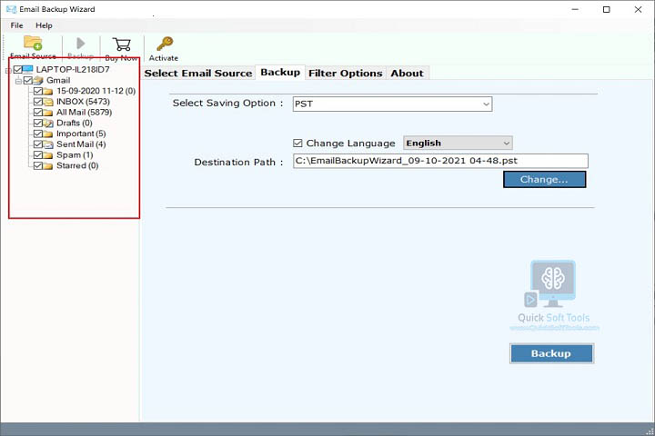 Email Backup Wizard v16.6 [Latest Software] For PC 