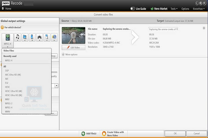Nero Recode v23.0.1001 [Latest Software] Download Free