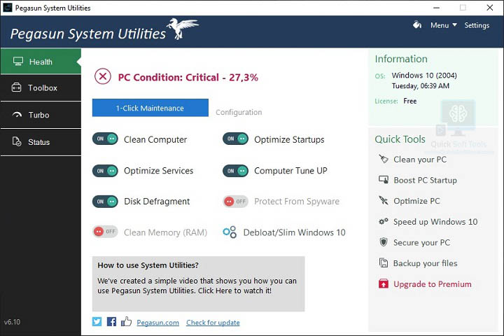Pegasun System Utilities v9.3.1 [Latest Software] For PC