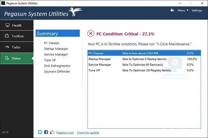Pegasun System Utilities v9.3.1 [Latest Software] Full Version