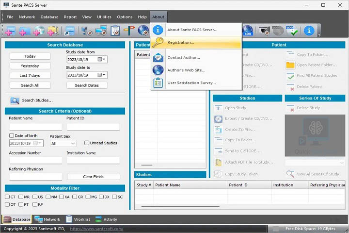 Sante PACS Server PG v4.3.3 [Latest Software] Full Version